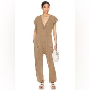 Free people Hot shot v-neck onesie